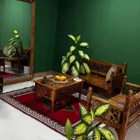 مبل هفت نفره یک ماه کار کردبا گل میز ۲۷میلیون|مبلمان خانگی و میز عسلی|بهبهان, |دیوار
