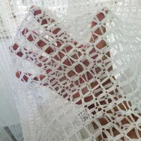 پرده تور با لمه ی نقره ای ۲۳ متر