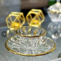 سرویس پذیرایی کریستال لب طلا|ظروف سرو و پذیرایی|قم, هنرستان|دیوار