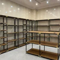 فروش قفسه چوب و فلز در حد نو