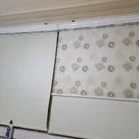 پرده زبرا دومکانیزه در حد نو هریک تکه ۱۳۰ در ۱۷۰