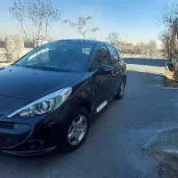 ۲۰۷ مشکی سقف پاناروما|خودرو سواری و وانت|فردیس, شهرک ناز|دیوار