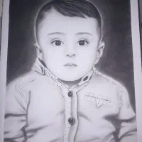 سفارش نقاشی چهره سیاه‌قلم|تابلو، نقاشی، عکس|تربت جام, المهدی|دیوار