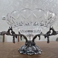 جا میوه ای با پایه طرح دار
