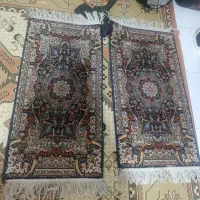 دوعدد فرش پادر سرمه ای