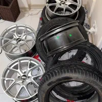رینگ اسپرتbbs سایز17 لاستیک ۱۰۰٪ کویر ۲۰۵/۵۰/۱۷