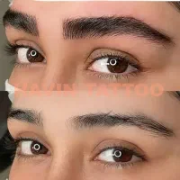 فیبروز میکروبلدینگ خط چشم بن مژه و شیدینگ لب|خدمات آرایشگری و زیبایی|قزوین, |دیوار