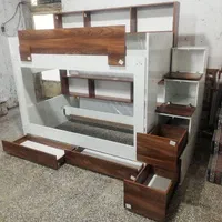 تخت دوطبقه تخت خواب دو طبقه پله باکسی مدل VB|تخت و سرویس خواب|اصفهان, عطار نیشابوری|دیوار