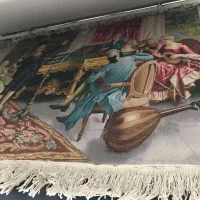 تابلو فرش دستباف ابریشم شاعرجوان|تابلو فرش|شیراز, قدوسی شرقی|دیوار
