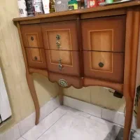 آینه کنسول تمام چوب