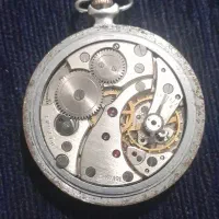 ساعت جیبی روسی عتیقه قدمت بالا چرخ دنده روکش طلا|کلکسیون اشیاء عتیقه|بروجرد, |دیوار