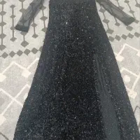 لباس مجلسی پولکی لمه شاین سایز 40