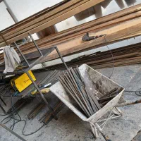 صندلی ،میز کمجا نرده ای ۶۷ s (چوب فلز)|میز و صندلی غذاخوری|رشت, حومه رشت|دیوار