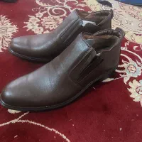 نیم بوت چرم طبیعی کاملا نو سایز ۴۴