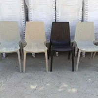 صندلی پلاستیکی باغی حصیری کد 900