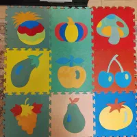 پازل فومی مدل میوه جات