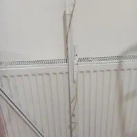 چوب پرده کرکره ای سفید درحد نو