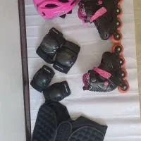 اسکیت دخترانه صورتی مشکی