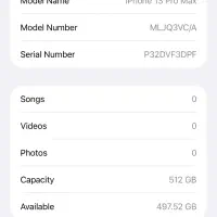 ایفون apple iphone 13 pro max 512gig|موبایل|تهران, پردیسان|دیوار