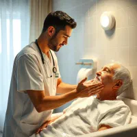 شستشو سالمندان در منزل