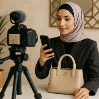 معرفی محصولات جلوی دوربین(خانم)(پاره وقت)