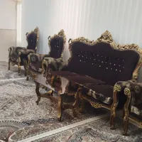 مبل سلطنتی  وشیک نه نفره|مبلمان خانگی و میز عسلی|قم, نیروگاه|دیوار