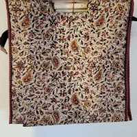 ساک قلمکار دسته چوبی