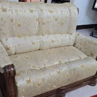 فروش مبل ۷نفره پایه چوبی|مبلمان خانگی و میز عسلی|چمران, |دیوار