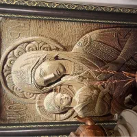 ۲عددگلیم فرش رنگ کرم گلیم فرش رز نوروفرشی نو۴۰۰|فرش|یزد, |دیوار