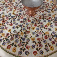 رومیزی گرد پته