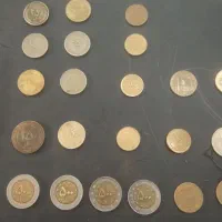 سکه ی ۵ریالی ۱۰ریالی وغیره|کلکسیون سکه، تمبر، اسکناس|ابریشم, |دیوار