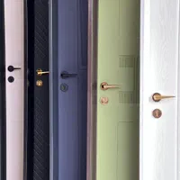 درب اتاق مدل لوزی در چوبی اتاقی سرویس حمام|مصالح و تجهیزات ساختمان|کرج, حصارک بالا|دیوار