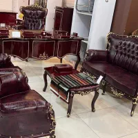 مبلمان کلاسیک اداری میزومبل رنگ درباری|دفتر کار|چهاردانگه (تهران), |دیوار