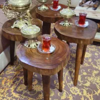 میز عسلی چوب طبیعی