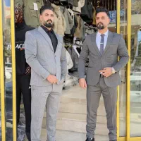 کت شلوار خط دار (بهنام پلیس)