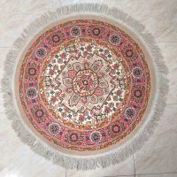 فروش فرش گرد همراه با پادری ست