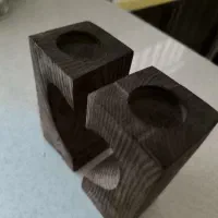 سه وسیله چوبی دست ساز اباژور کنارسالنی و وارمر|چراغ خواب و آباژور|یزد, |دیوار