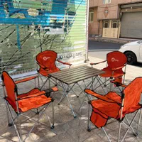 میزوصندلی مسافرتی صندلی کمپینگ توریست و میز فایبر