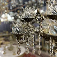 لوستر ۶شعله تولیدی|لوستر و چراغ آویز|اصفهان, باغ فدک|دیوار