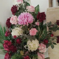 گل های مخملی|گل مصنوعی|سلماس, |دیوار