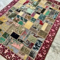 فرش دستبافت کُلاژ|فرش|تهران, پاسداران|دیوار