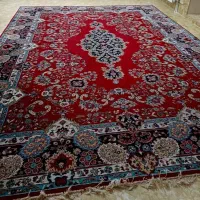 قالی ۱۲متری سالم قدیمی مژه دار