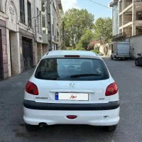 فروش خودرو۲۰۶ سفید تیپ۲ سال۹۰ دوررنگ