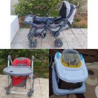 کالسکه دوقلو.روروئک .صندلی غذا