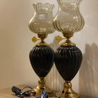 آباژور مشکی طلایی