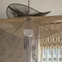 لوستر مکرومه مدل لیلیوم