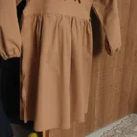 پیراهن کتان دخترونه|کفش و لباس بچه|سمنان, |دیوار