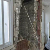 گچکاری ولکه تخریب اپن شومینه ولکه گیری ساختمان