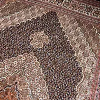 ۶متری تک نقشه ماهی تبریز ۴۰رج سرمه ای (مشکی)|فرش|تهران, جهاد|دیوار