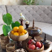 سرویس ظروف چوبی پذیرایی|ظروف سرو و پذیرایی|رشت, پل تالشان|دیوار